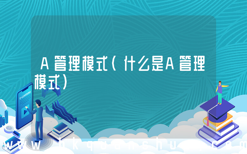 A管理模式(什么是A管理模式)