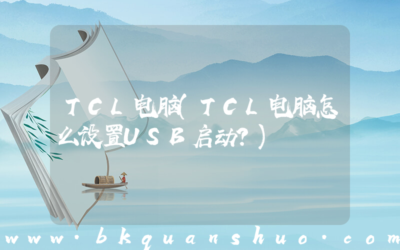 TCL电脑(TCL电脑怎么设置USB启动？)