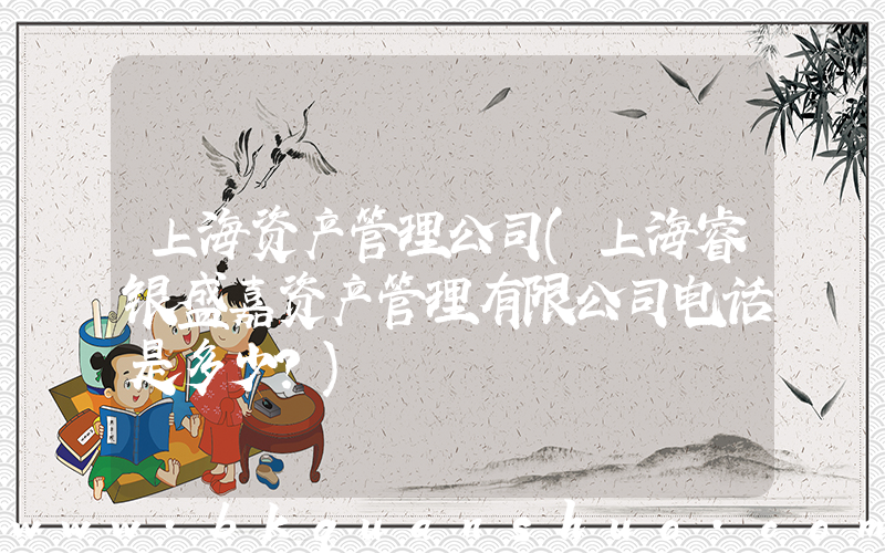 上海资产管理公司(上海睿银盛嘉资产管理有限公司电话是多少？)