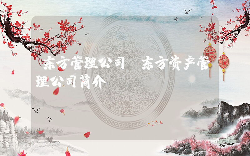 东方管理公司(东方资产管理公司简介)