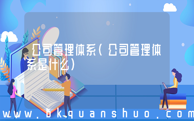 公司管理体系(公司管理体系是什么)
