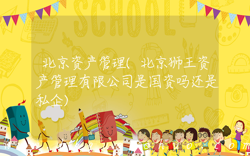 北京资产管理(北京狮王资产管理有限公司是国资吗还是私企)