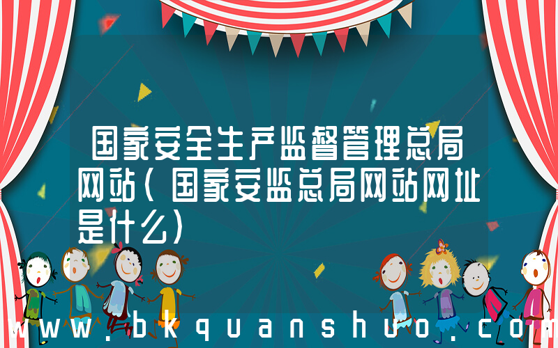 国家安全生产监督管理总局网站(国家安监总局网站网址是什么)