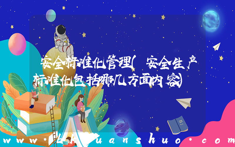 安全标准化管理(安全生产标准化包括哪几方面内容)