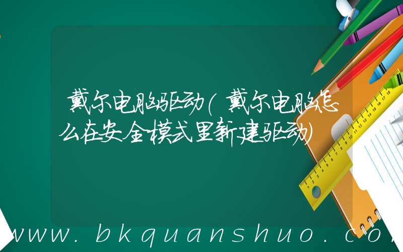 戴尔电脑驱动(戴尔电脑怎么在安全模式里新建驱动)