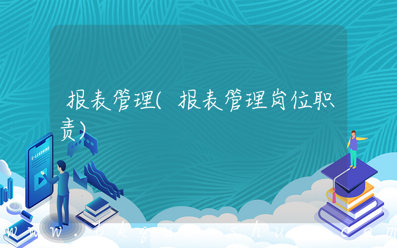 报表管理(报表管理岗位职责)