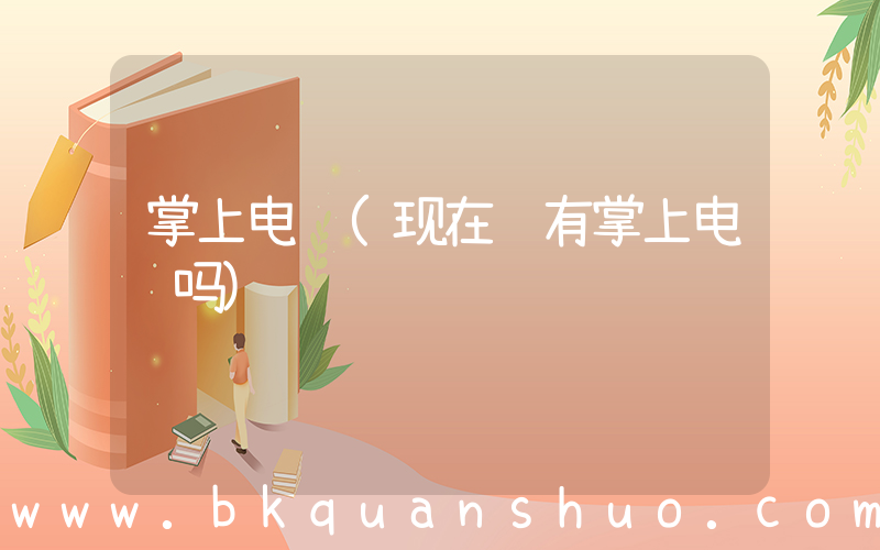 掌上电脑(现在还有掌上电脑吗)