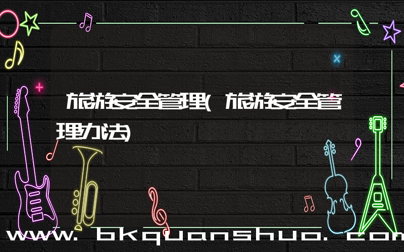 旅游安全管理(旅游安全管理办法)