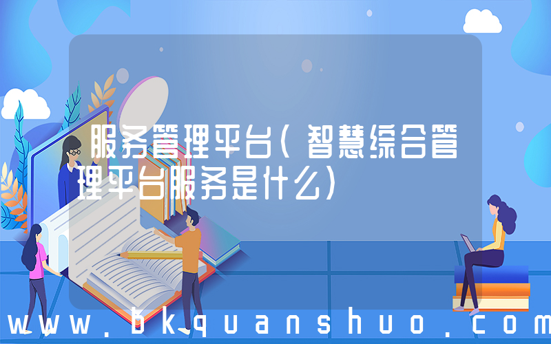 服务管理平台(智慧综合管理平台服务是什么)