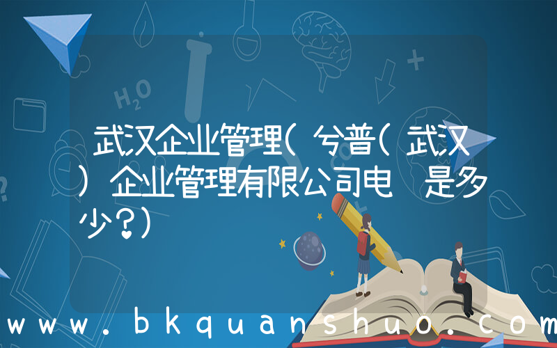 武汉企业管理(兮普(武汉)企业管理有限公司电话是多少？)
