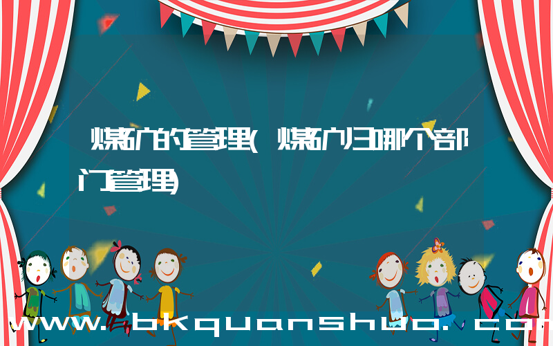 煤矿的管理(煤矿归哪个部门管理)
