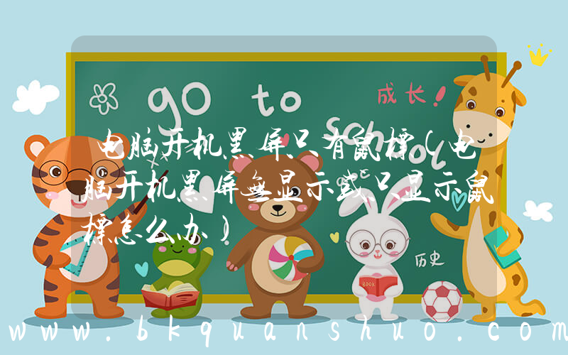 电脑开机黑屏只有鼠标(电脑开机黑屏无显示或只显示鼠标怎么办)