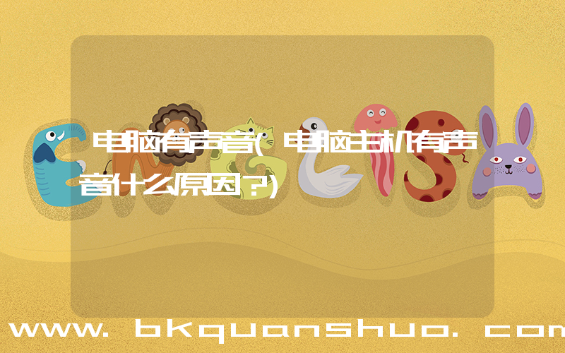 电脑有声音(电脑主机有声音什么原因？)