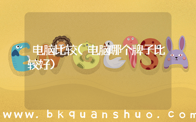 电脑比较(电脑哪个牌子比较好)