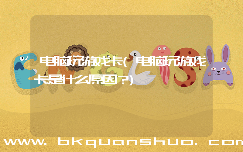 电脑玩游戏卡(电脑玩游戏卡是什么原因？)