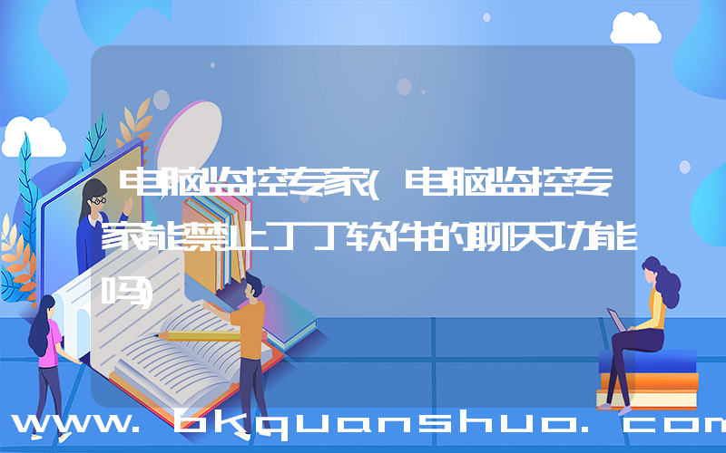 电脑监控专家(电脑监控专家能禁止丁丁软件的聊天功能吗)