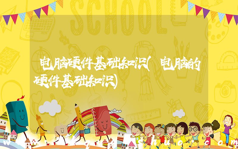 电脑硬件基础知识(电脑的硬件基础知识)