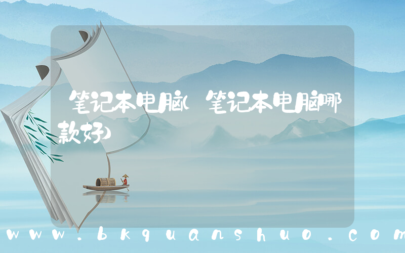 笔记本电脑(笔记本电脑哪款好)