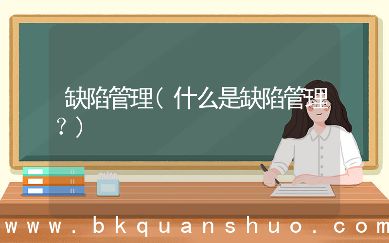 缺陷管理(什么是缺陷管理？)
