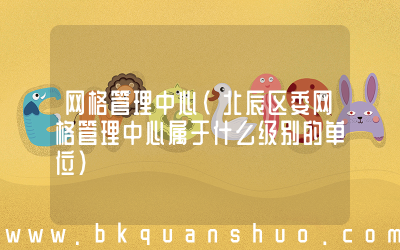 网格管理中心(北辰区委网格管理中心属于什么级别的单位)