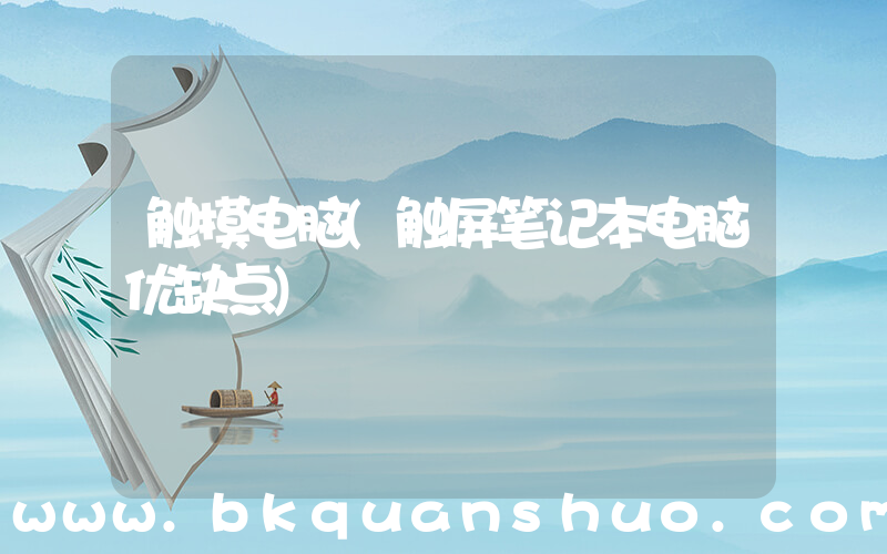 触摸电脑(触屏笔记本电脑优缺点)