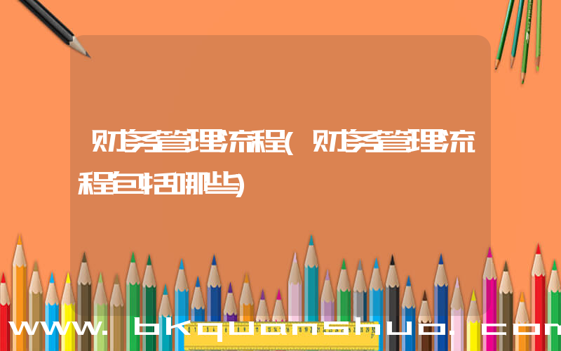 财务管理流程(财务管理流程包括哪些)