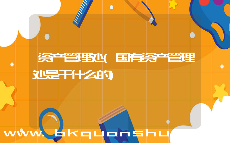 资产管理处(国有资产管理处是干什么的)