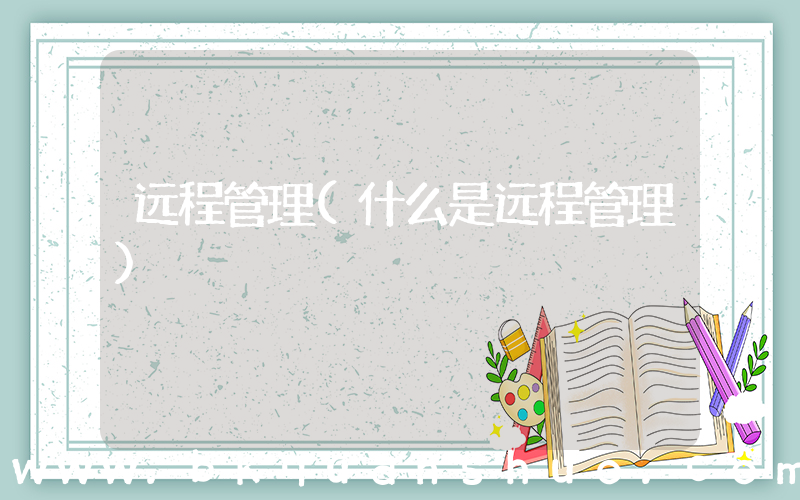 远程管理(什么是远程管理)