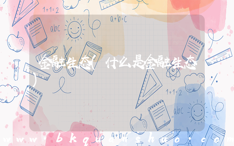 金融生态(什么是金融生态)