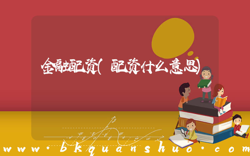 金融配资(配资什么意思)