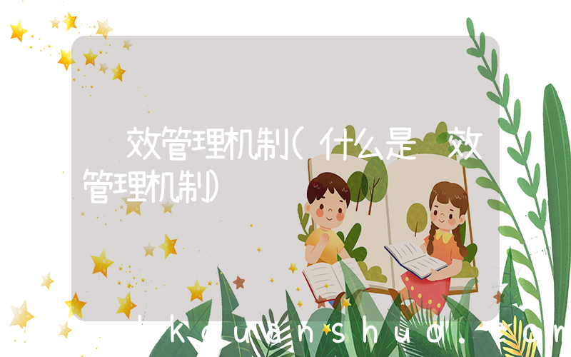 长效管理机制(什么是长效管理机制)