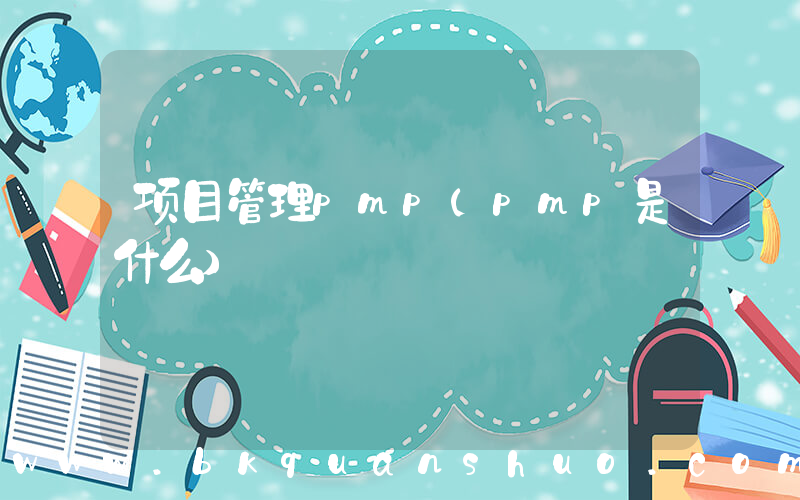 项目管理pmp(pmp是什么)