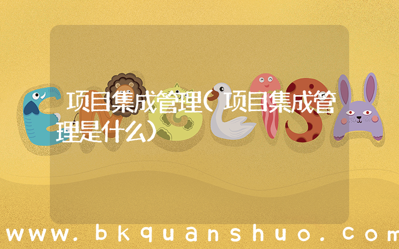 项目集成管理(项目集成管理是什么)