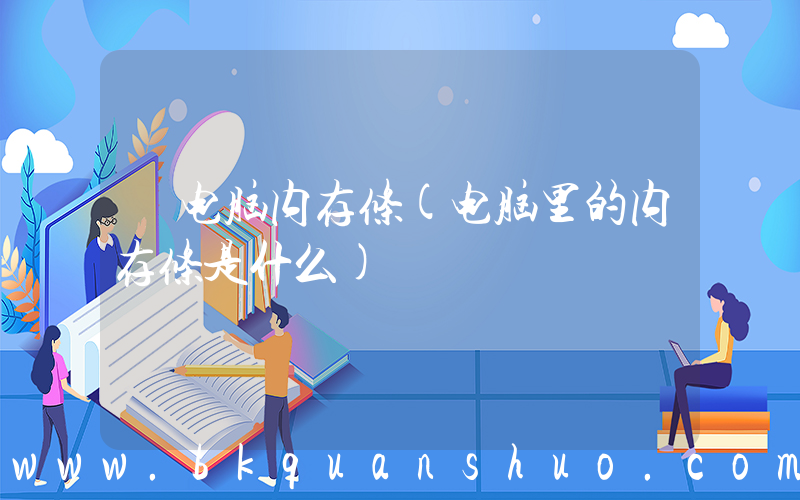 电脑内存条(电脑里的内存条是什么)